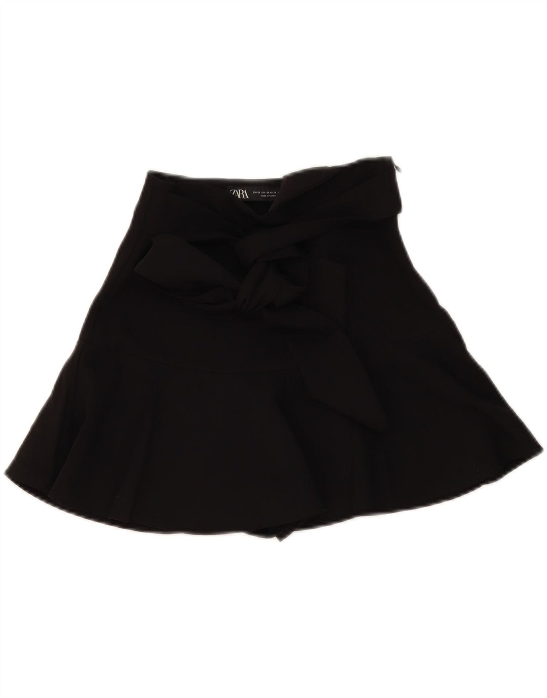 ZARA Womens Mini Skirt XS W24 Black Polyester Vintage Zara and Second-Hand Zara from Messina Hembry 