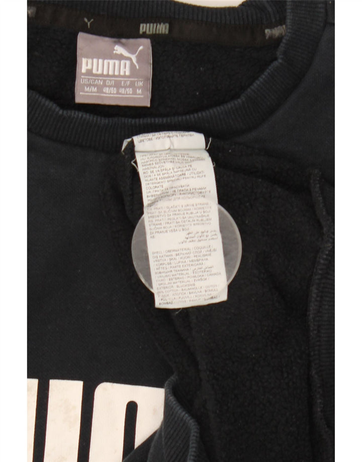 Puma Herre grafisk sweatshirt Jumper Medium Navyblå Bomuld