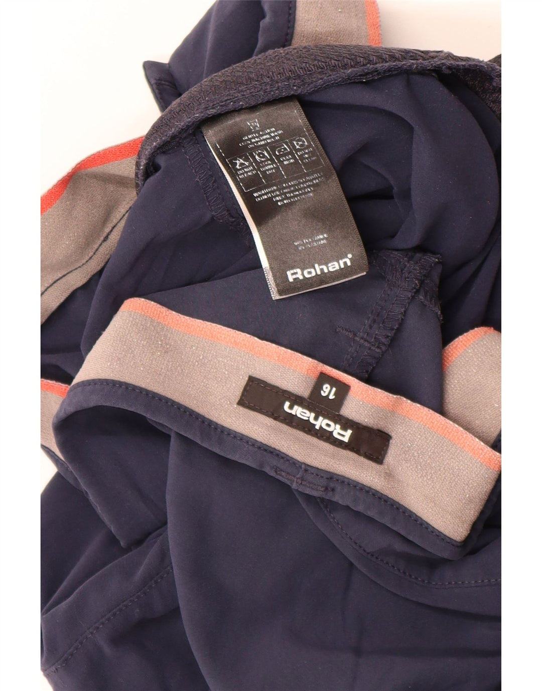 Rohan Dame Cargo Capri Bukser US 16 2XL W40 L22 Marineblå polyamid
