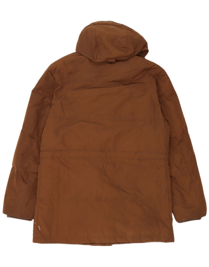 Marks & Spencer Herre Blue Harbor Polstret hættejakke UK 38 Medium Brown