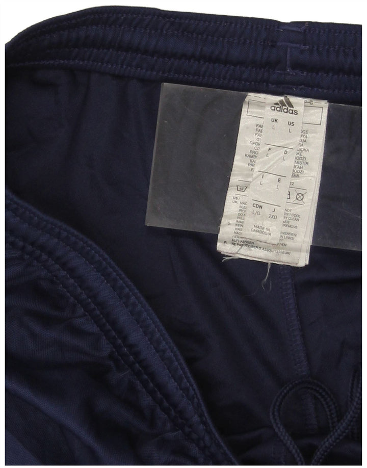 Adidas Dame Aeroready Sports Shorts UK 14 Large Navy Blue Polyester