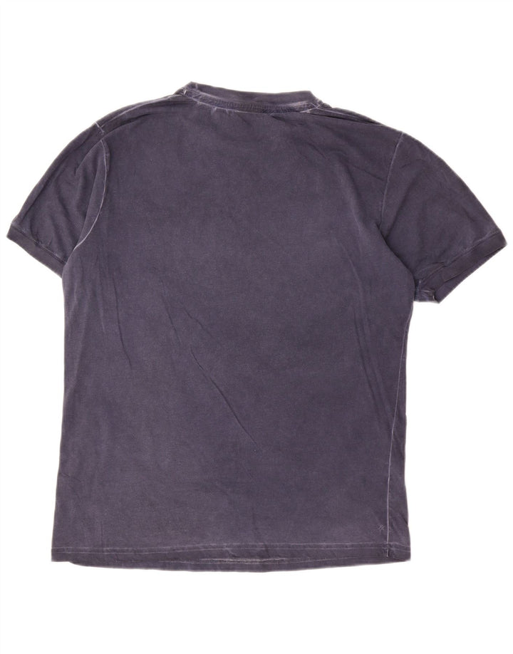 Converse Herre grafisk T-shirt Top Medium Marineblå Bomuld