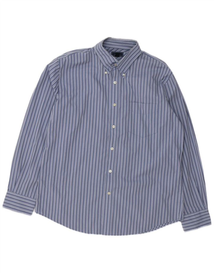 DOCKERS Herreskjorte str. 16 16 1/2 Stor blåstribet bomuld