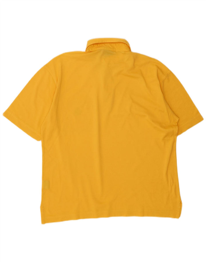 PAUL & SHARK Mens Polo Shirt Medium Yellow Cotton