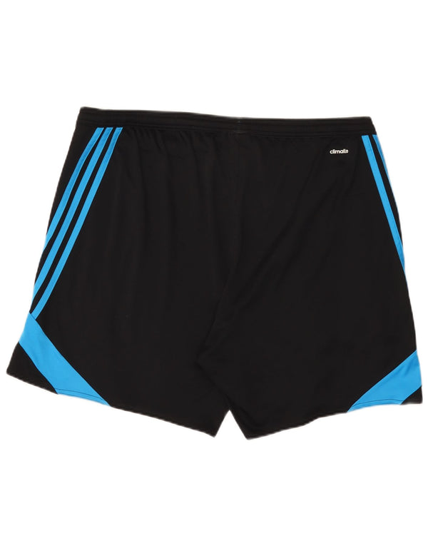 Adidas Herre Climalite Sportshorts XL Sort Colourblock Polyester