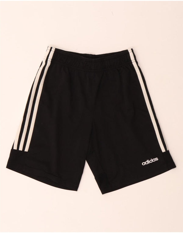 Adidas Boys Climalite Sport Shorts 11-12 Years Black Polyester
