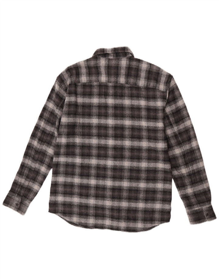 Jack & Jones Herre ternet flannelskjorte lille grå bomuld