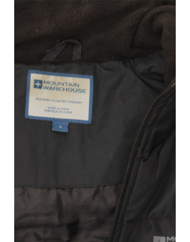 MOUNTAIN WAREHOUSE Mens Padded Gilet UK 40 Large Black Polyester Vintage Mountain Warehouse and Second-Hand Mountain Warehouse from Messina Hembry 