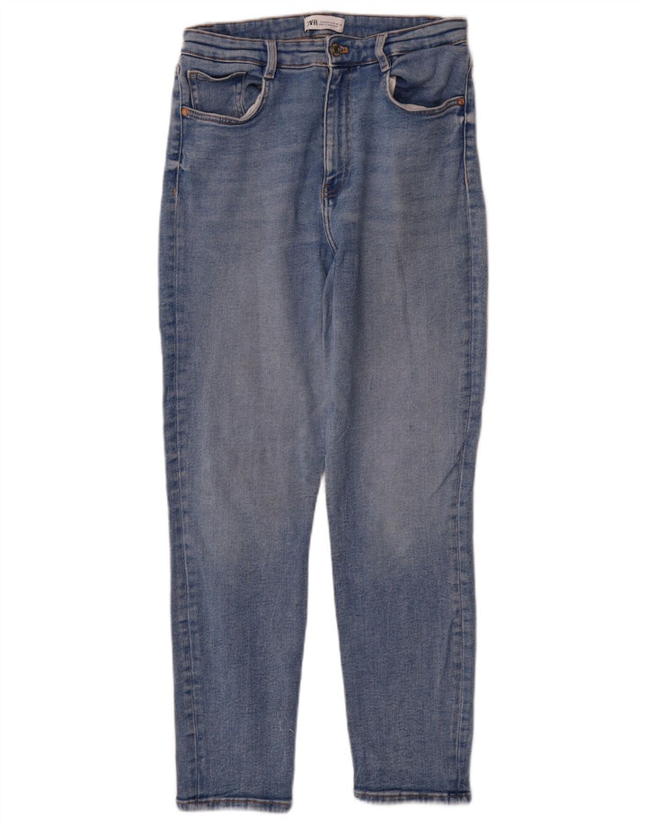 Zara Womens Tapered Jeans EU 40 Medium W30 L27 Blå Bomuld