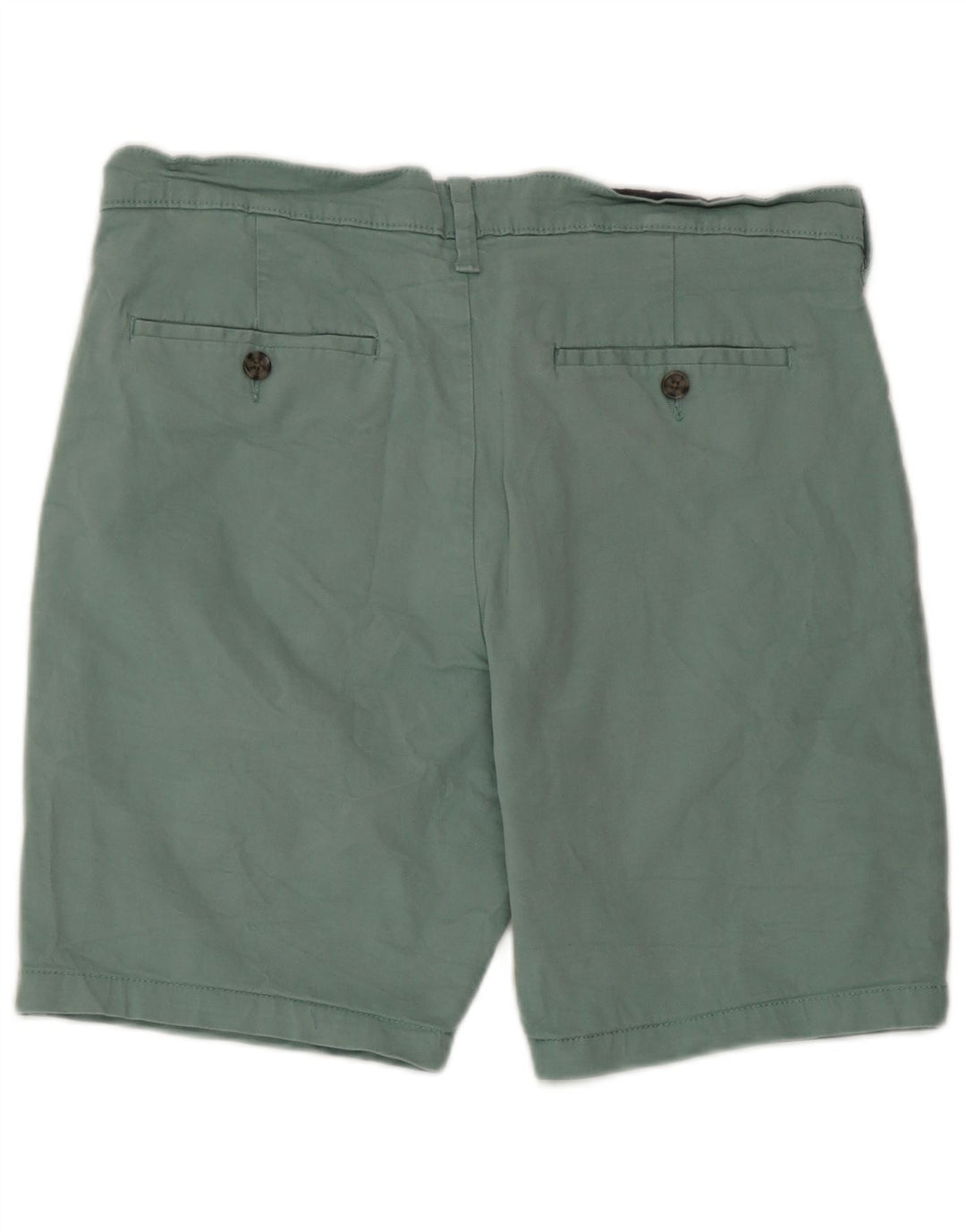Marks & Spencer Chino Shorts til mænd W34 Stor grøn bomuld
