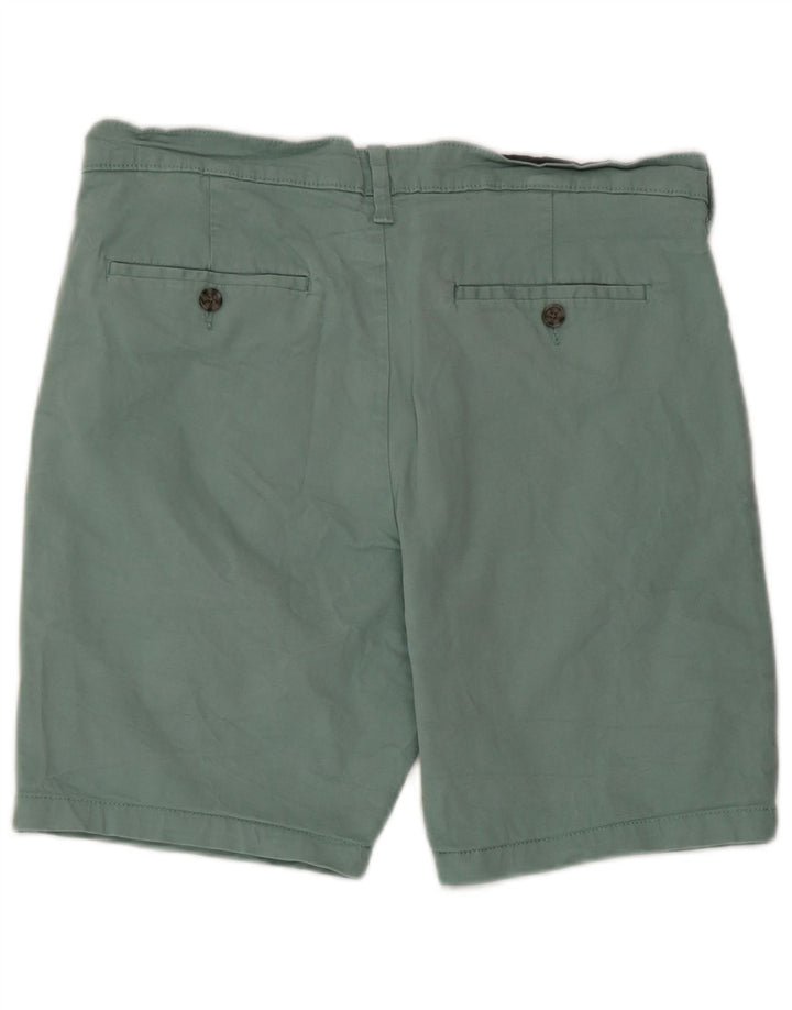 Marks & Spencer Chino Shorts til mænd W34 Stor grøn bomuld