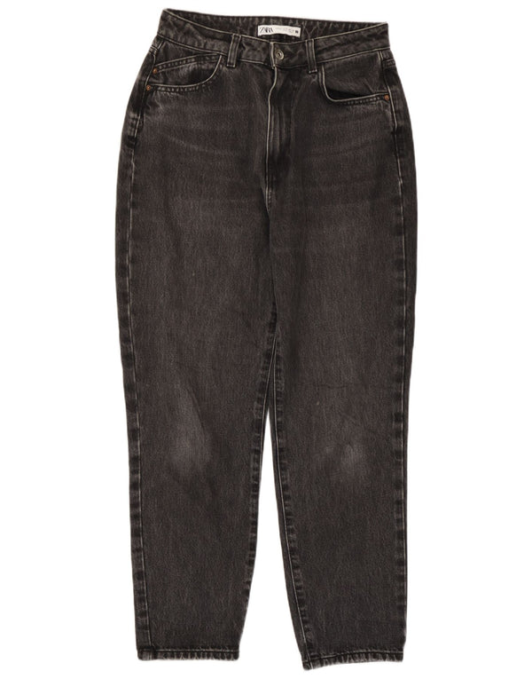 Zara Kvinder Højtaljede tilspidsede Jeans EU 38 Small W28 L27 Grå