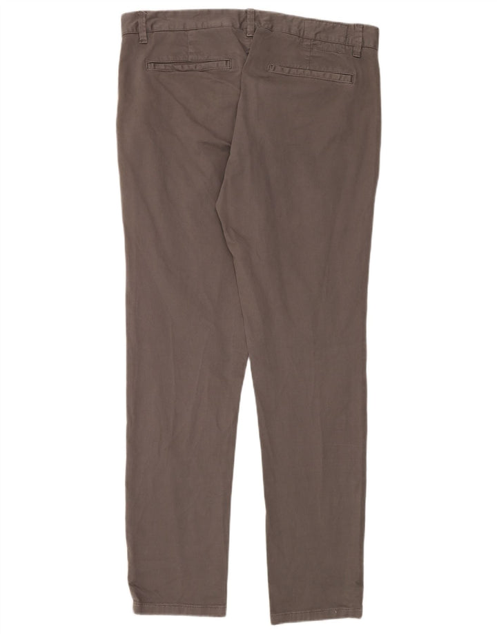 Sun68 Herre Slim Chino Bukser W38 L34 Grå Bomuld