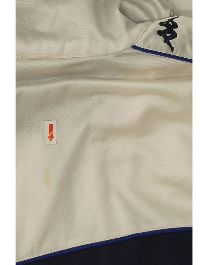 Kappa Herre grafisk træningsdragt Topjakke Stor marineblå farveblok