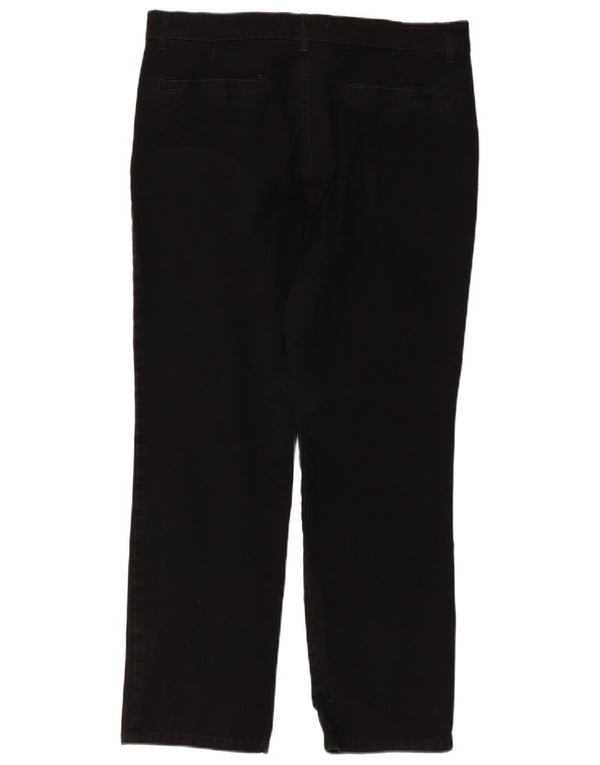 Marks & Spencer Lige fritidsbukser til kvinder UK 16 Large W34 L27 Sort
