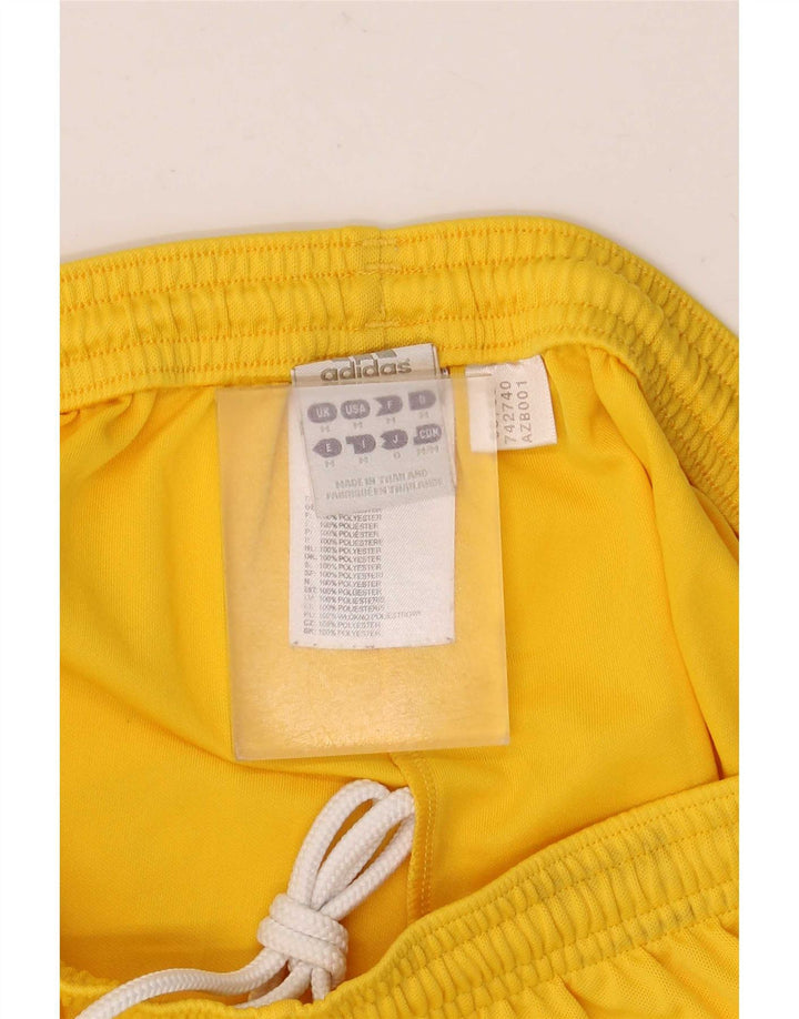 Adidas Herre Climalite Graphic Sports Shorts Medium Gul Polyester