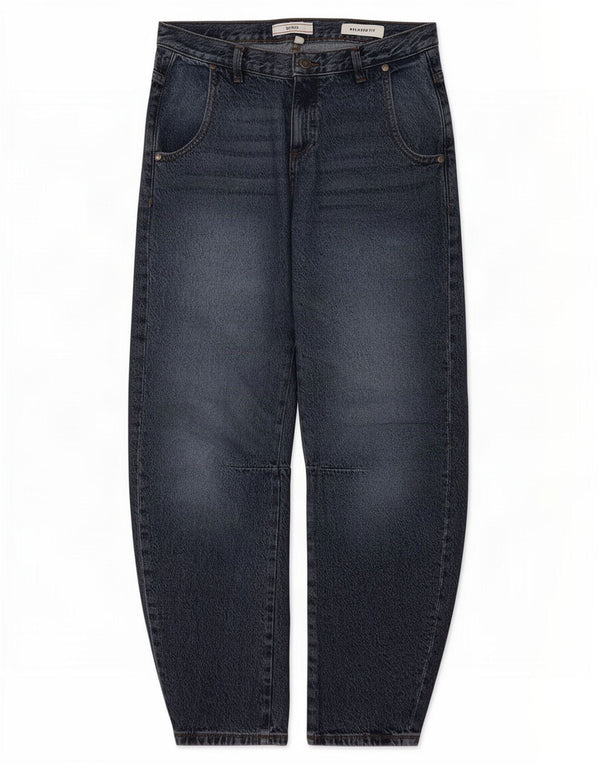 Guess Girls Relaxed Fit Tapered Jeans 15-16 år W30 L30 Blue Cotton