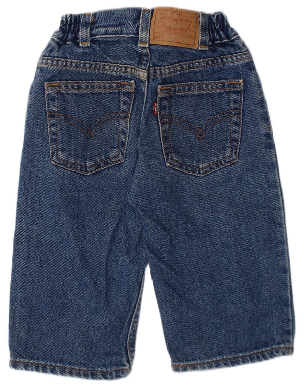 LEVI'S Baby Boys 566 Regular Straight Jeans 18-24 måneder W20 L10 Blå