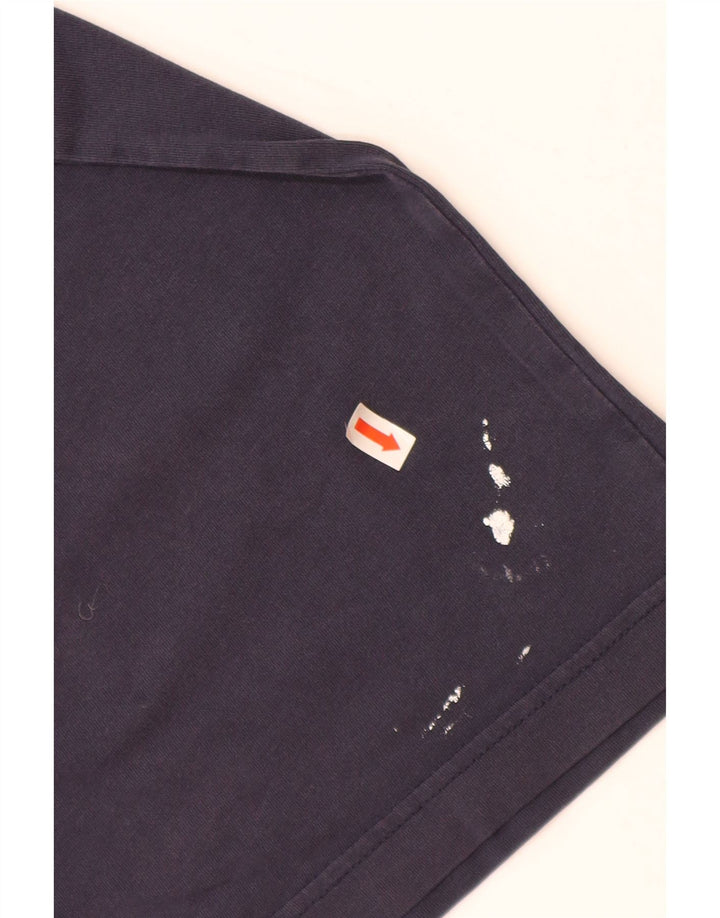 TOMMY HILFIGER Herre T-shirt Top Medium Marineblå Bomuld