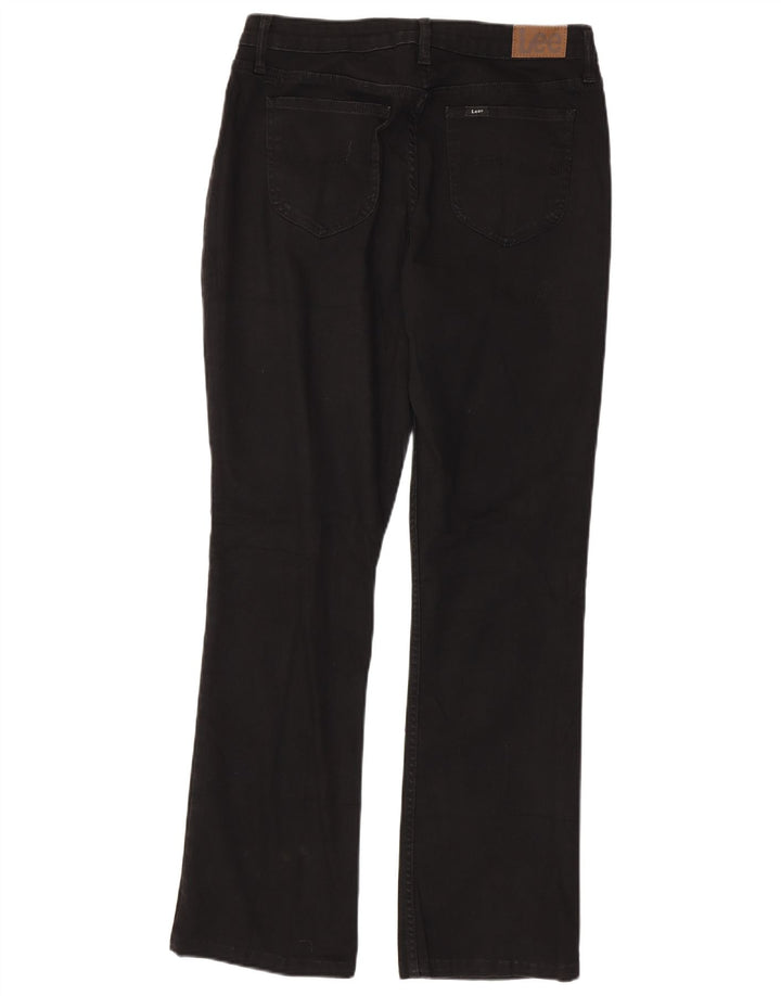 LEE Dame Mid Rise Regular Fit Bootcut Jeans W32 L30 Sort