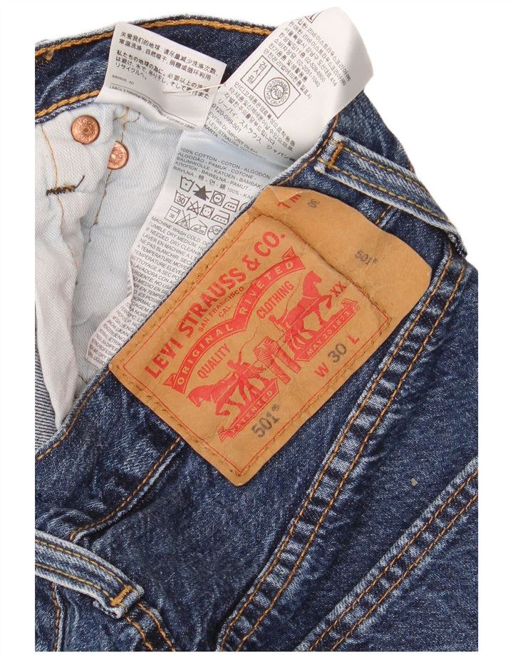 Levi's Herre 501 denimshorts W30 mellemblå bomuld