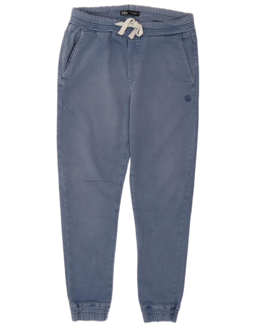 Zara Herre Joggers Chino Bukser Large W32 L28 Blå