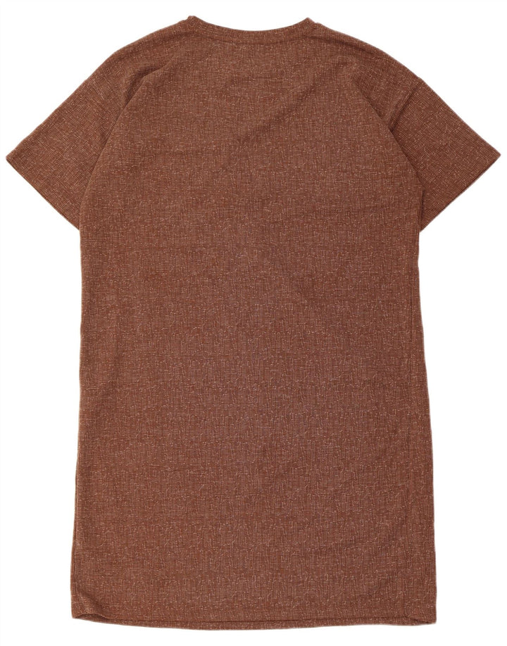 Zara teltkjole til kvinder UK 16 Stor brun polyester