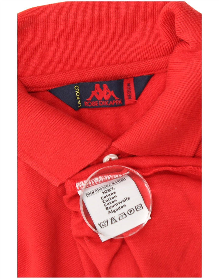 Kappa Langærmet Polo Shirt til mænd Medium Rød Bomuld
