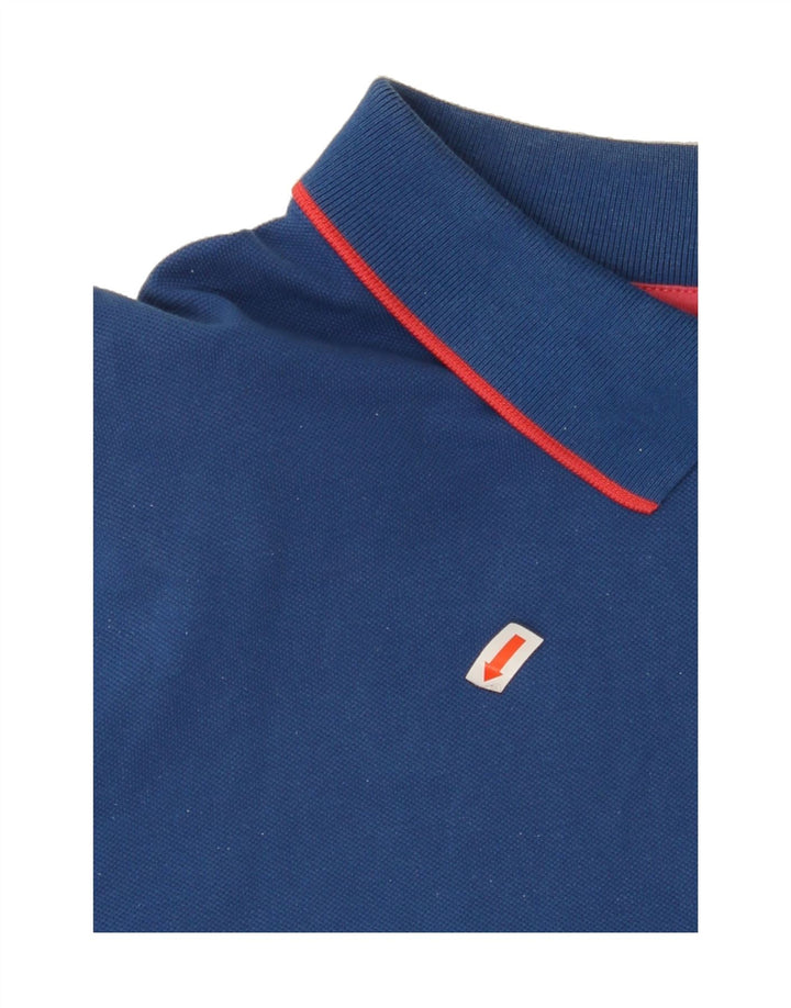 NORTH SAILS Mens Slim Fit Polo Shirt Medium Blue Cotton Vintage North Sails and Second-Hand North Sails from Messina Hembry 