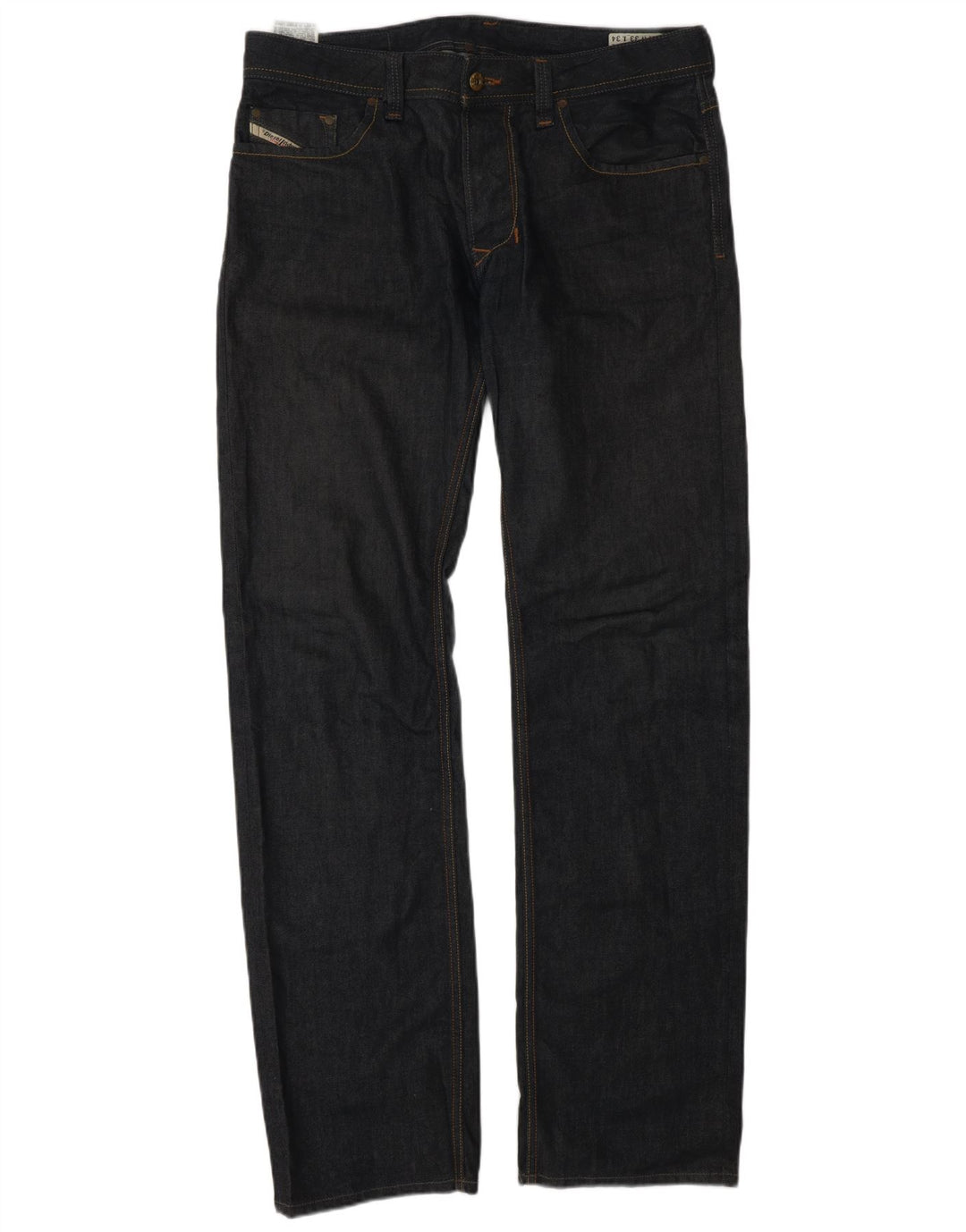 Diesel Straight Jeans til mænd W33 L34 Marineblå Bomuld