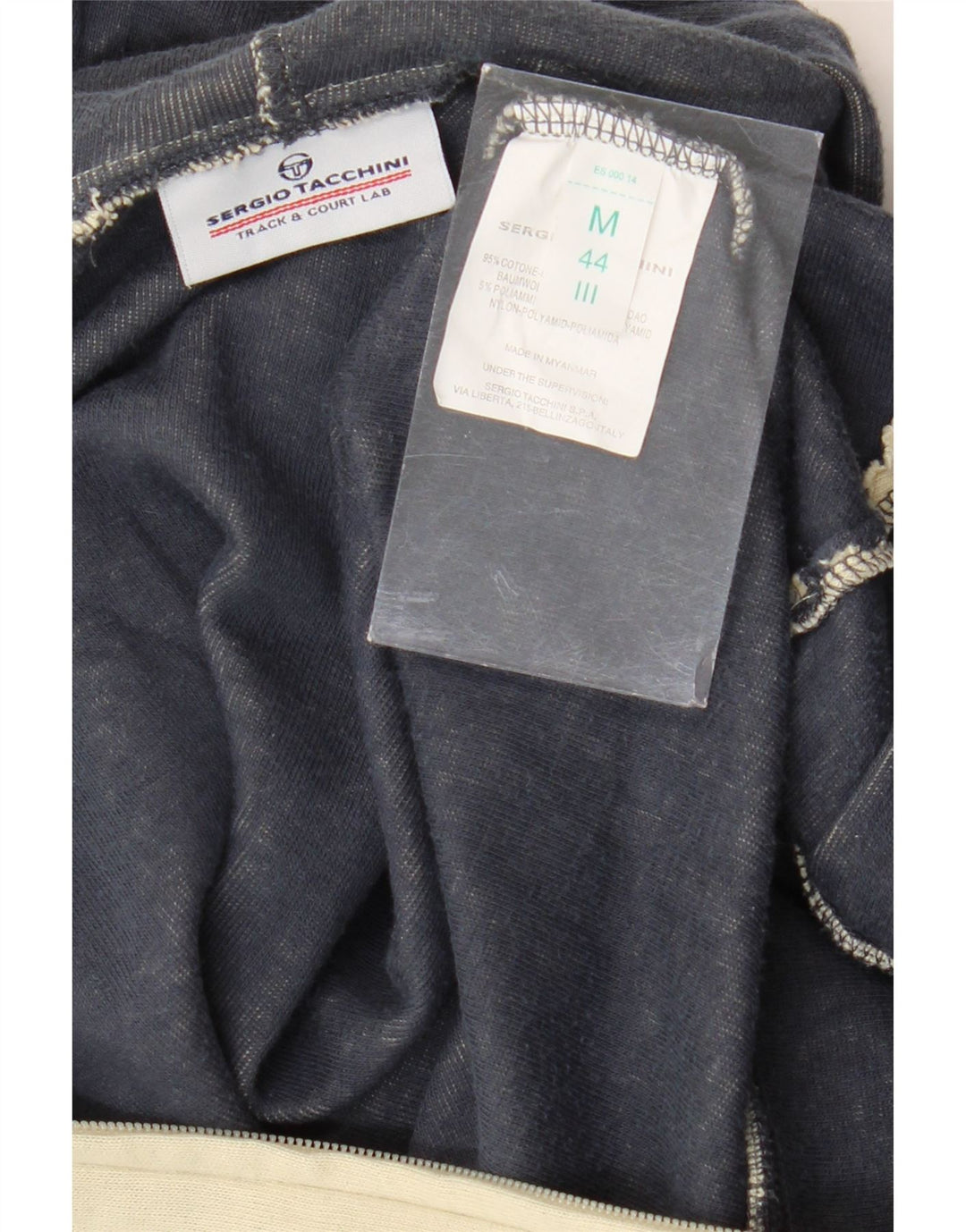 SERGIO TACCHINI Dame-hættetrøje med lynlås IT 44 Medium Beige Bomuld