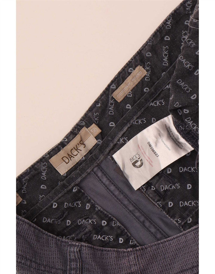 Dacks Herre Cargo Shorts IT 50 Large W34 Navy Blue Plettet Bomuld