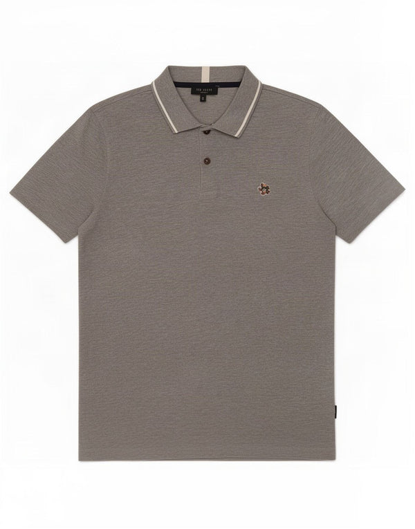 Ted Baker herre poloskjorte str. 3 Medium Grå Bomuld