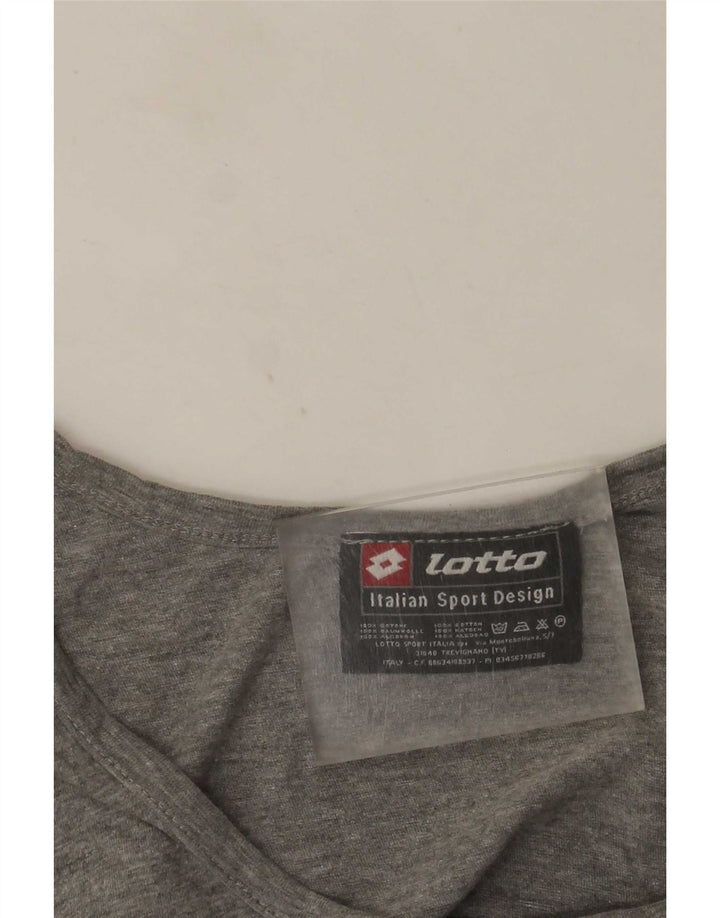Lotto Herre Grafisk Vest Top Medium Grå Flecked