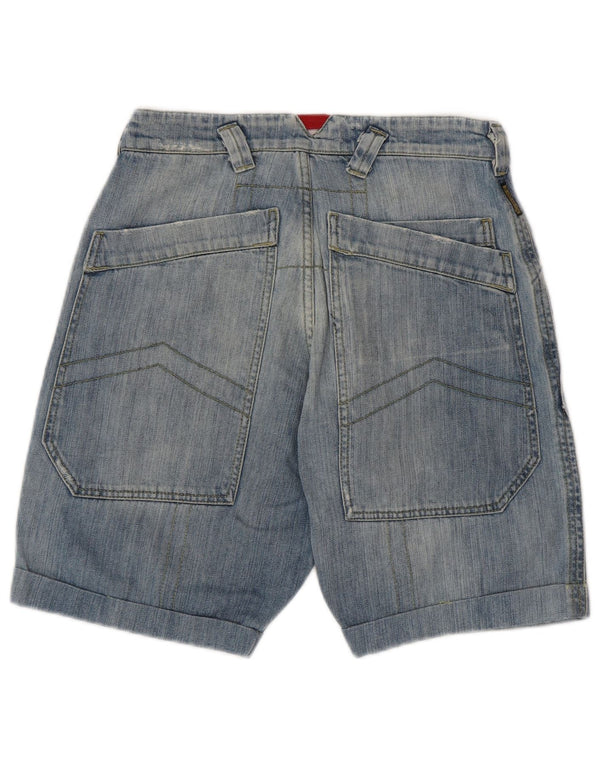 ARMANI Denimshorts til mænd W30 Mellemblå bomuld