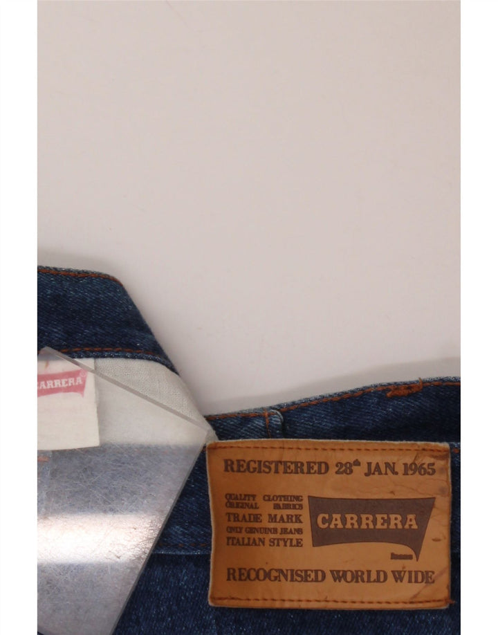 CARRERA Dame Denim Nederdel W32 Stor Blå Bomuld