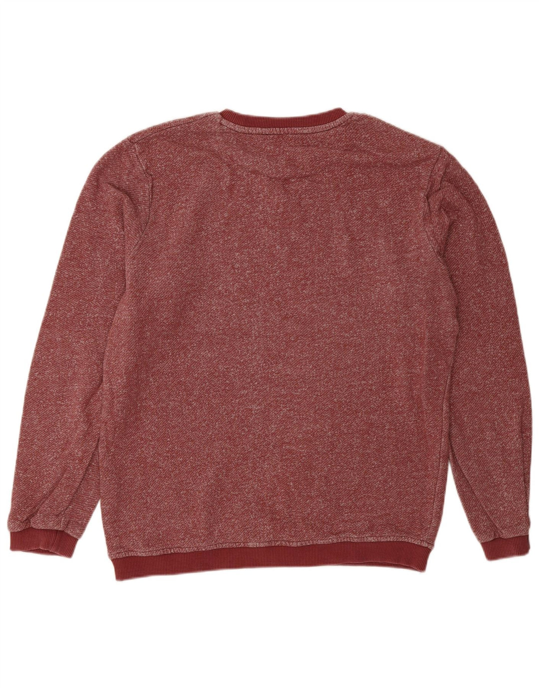 Jack & Jones Herre grafisk sweatshirt Jumper Medium Bourgogne Flecked Bomuld