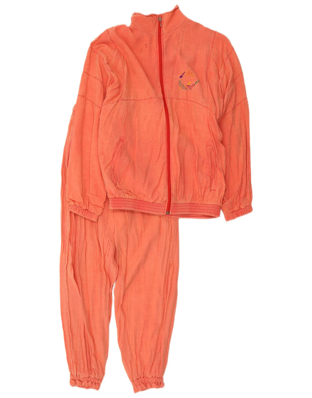 Vintage hel træningsdragt til mænd IT 48 Medium Orange Polyester