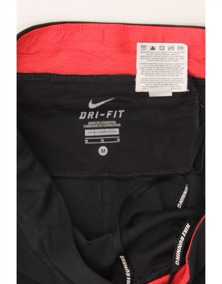 NIKE Womens Dri Fit Capri Tracksuit Trousers UK 14 Medium  Black Polyester Vintage Nike and Second-Hand Nike from Messina Hembry 