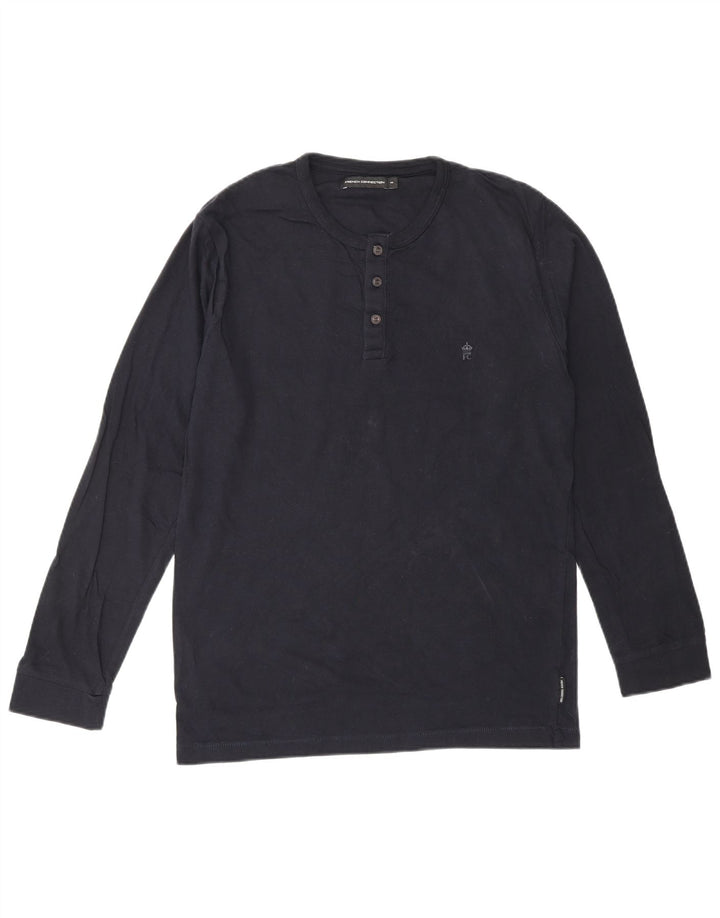FRANSK FORBINDELSE Herre Top Langærmet Medium Navy Blue