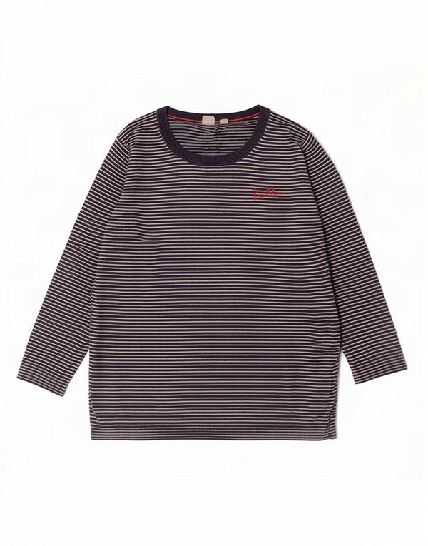 Gap Womens Boat Neck Jumper Sweater UK 14 Medium Navy Blue Striped