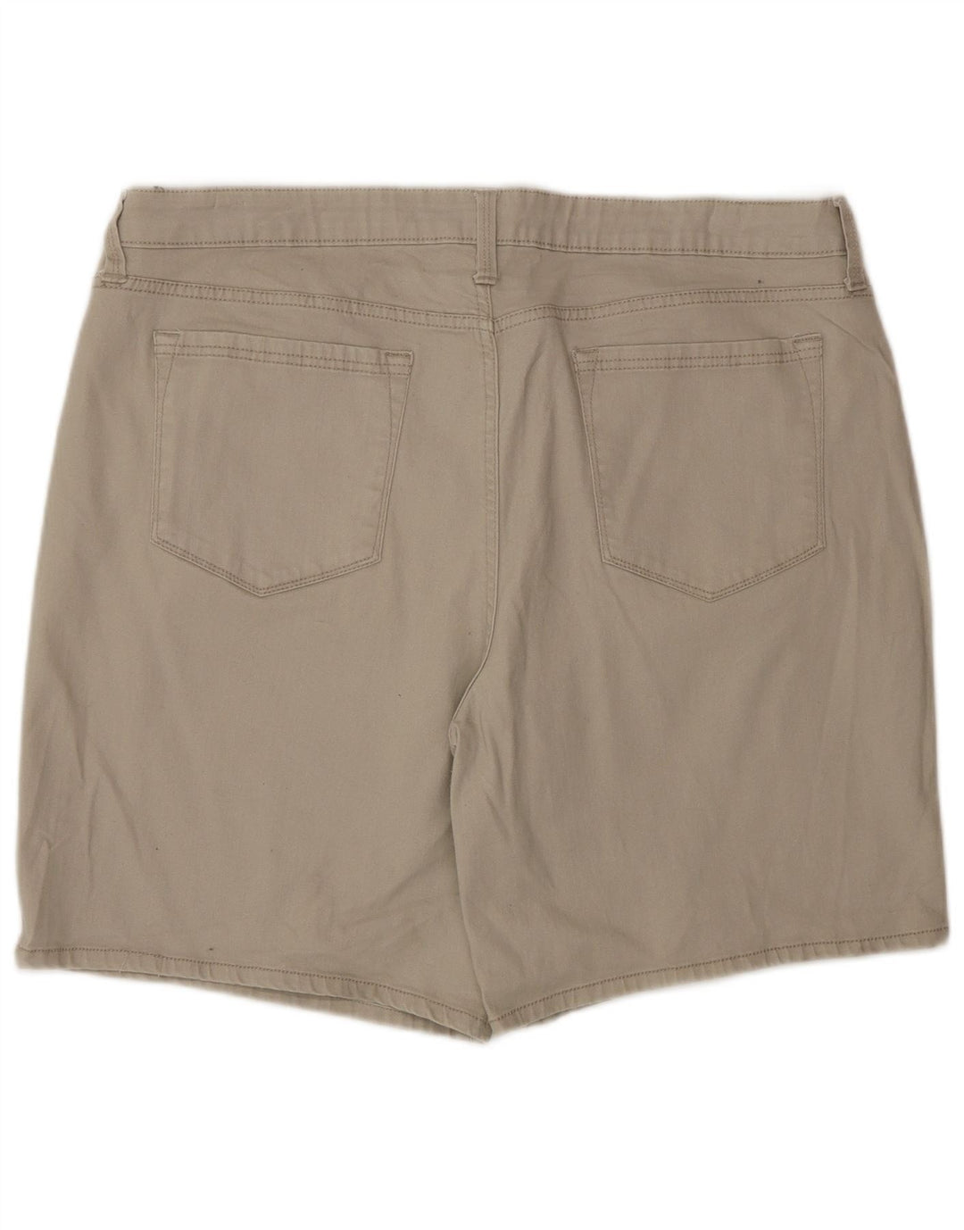 Lee Womens Riders Mid Rise Casual Shorts W38 2XL Beige