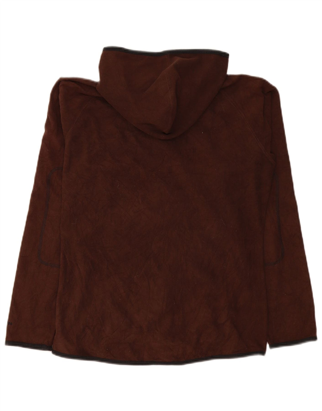 The North Face dame fleecejakke med hætte UK 12 medium brun polyester