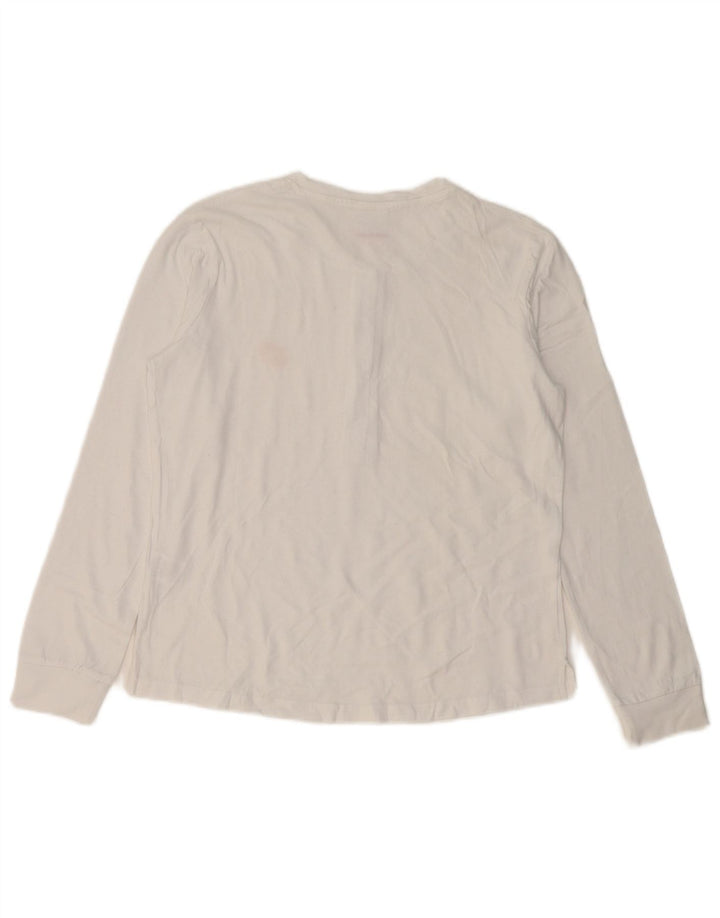 Lotto Dame Top Langærmet UK 10 Small White Bomuld