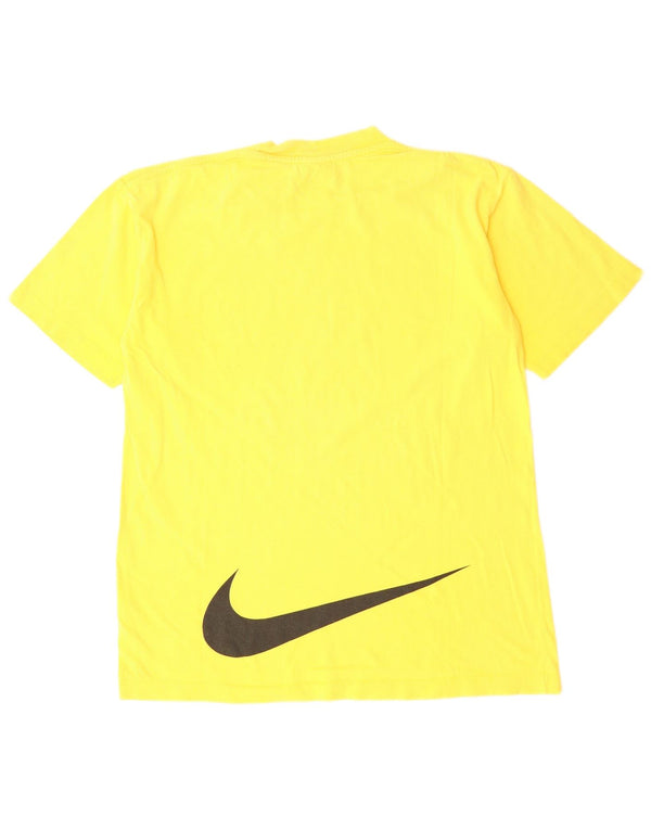 NIKE drenge grafisk t-shirt top 13-14 år XL gul bomuld