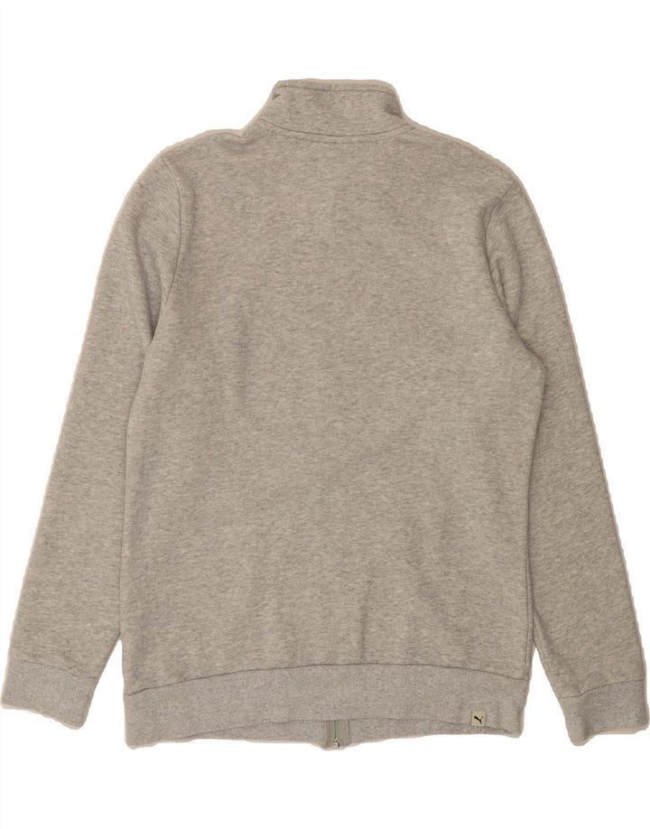 PUMA Womens Tracksuit Top Jacket UK 14 Large Grey Cotton Vintage Puma and Second-Hand Puma from Messina Hembry 