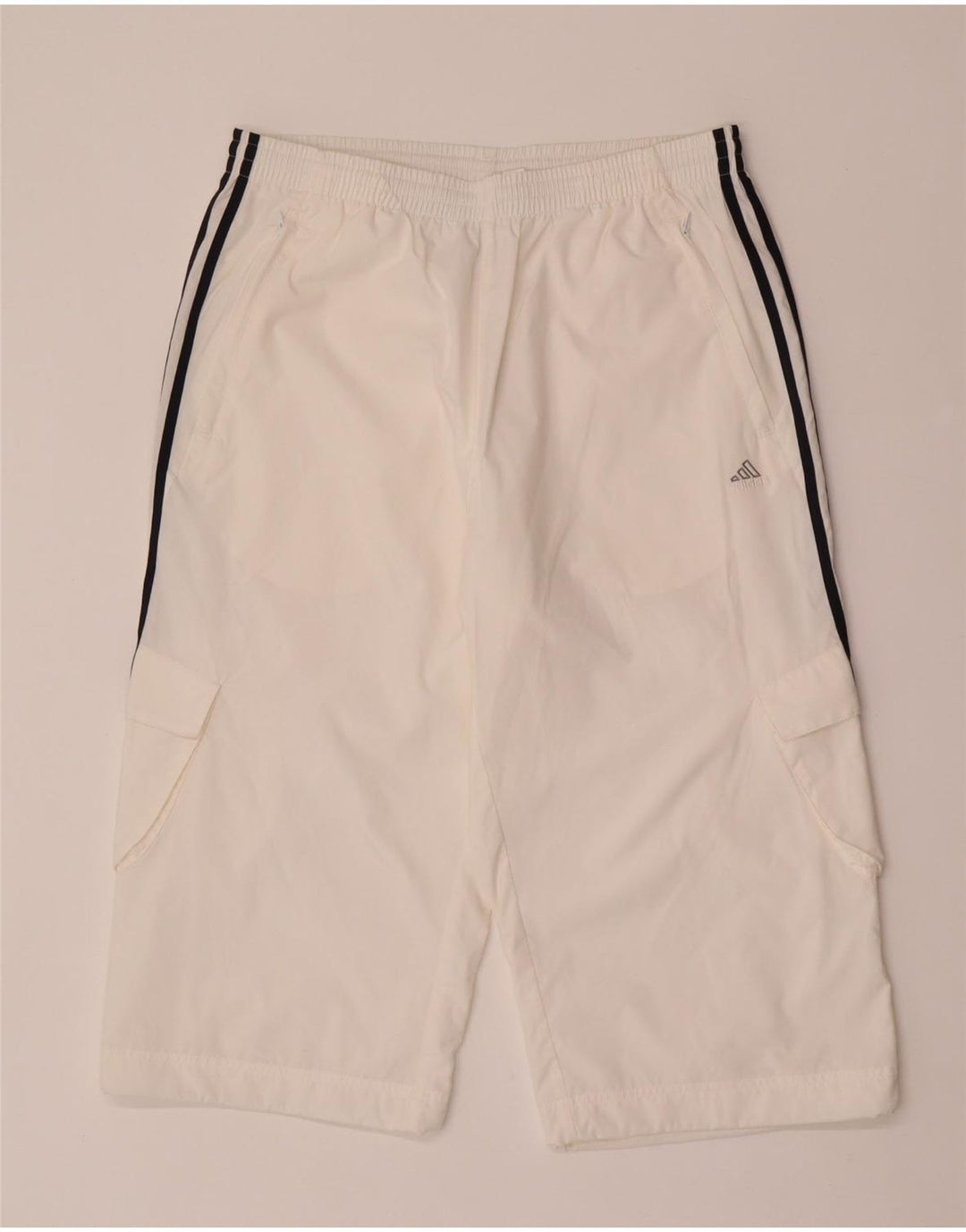 Adidas Herre Capri Cargo Træningsdragt Bukser Large White Polyester