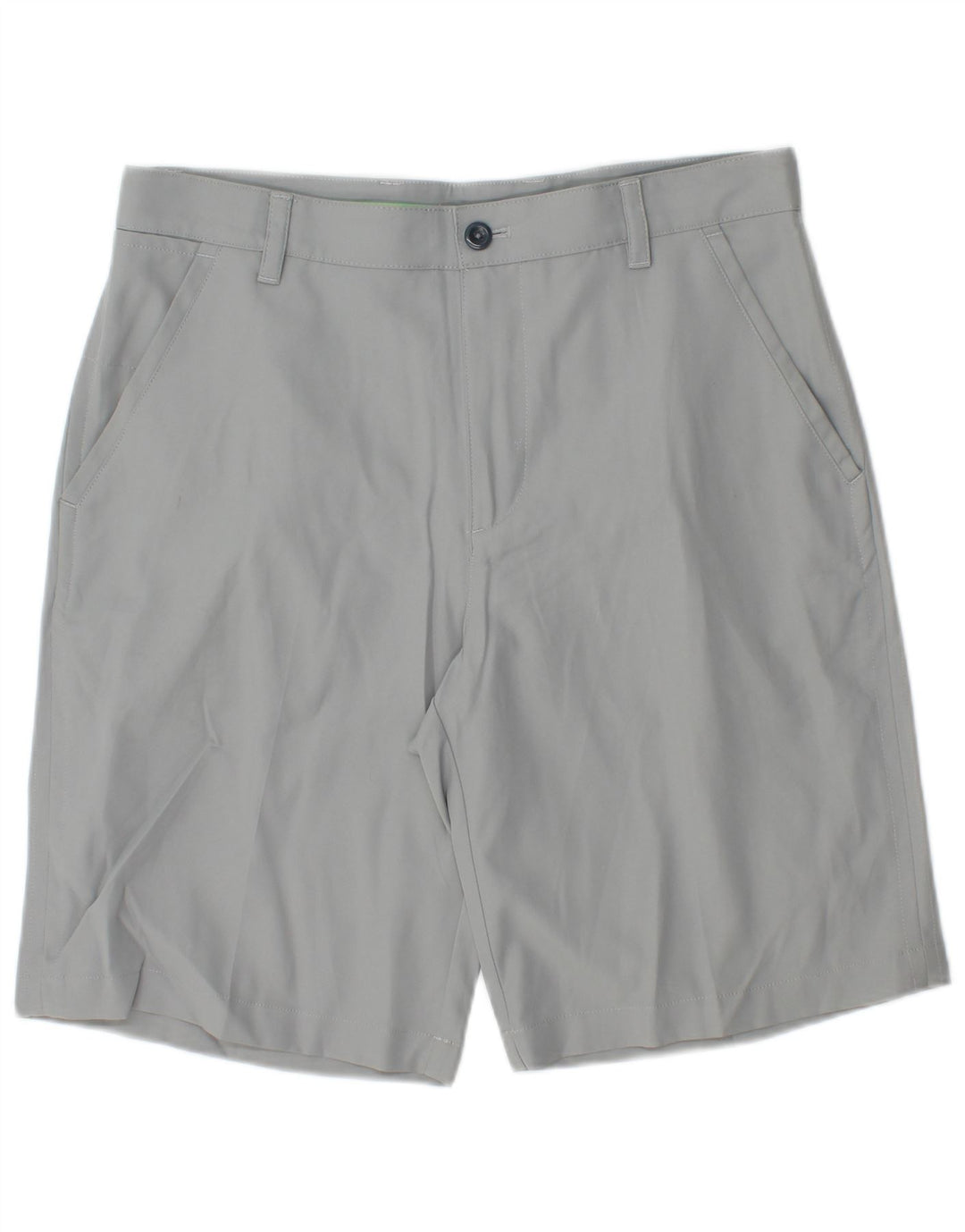 IZOD Chino Shorts til mænd W32 mellemgrå polyester