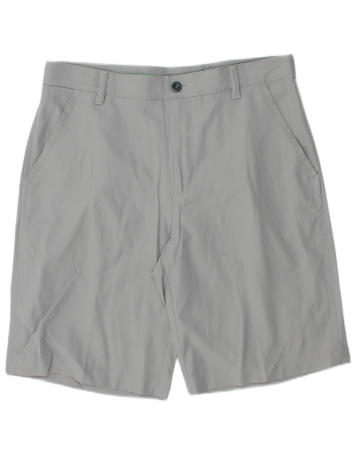 IZOD Chino Shorts til mænd W32 mellemgrå polyester