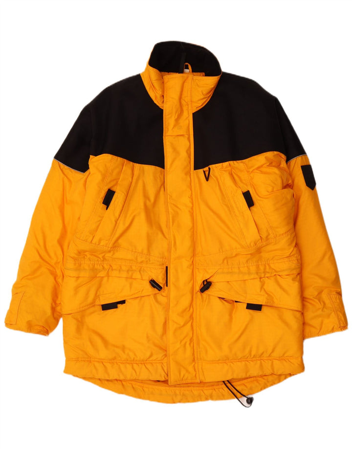 RUCANOR Herre Loose Fit polstret jakke UK 48 Medium Yellow Colourblock